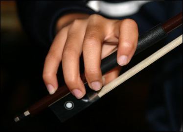 Violin Bow Hold Example 2